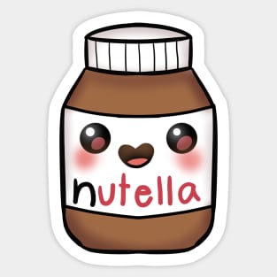 Nutella Kawaii Sticker